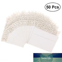 Greeting Cards 50pcs Table Name Place Hollow Out Wedding Message Invite Card Party Decoration Favor1 Factory price expert design Quality Latest Style Original