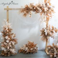 Decorative Flowers & Wreaths Wedding Champagne Floral Artifi...