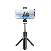 Selfie monopods telefone celular bluetooth stick câmera gimbal mini escondido tripé ao vivo