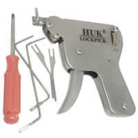 HUK Lock Pick Gun Locksmith Tools Lock Pick Set Door Lock Opener Picking Tool Bump Key Padlock