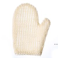 Natürliche Sisal Bad Spa Dusche Wäscher Schwamm Faser Handschuh MITT Weichs Glatte Erneuerung Haut Anti-Aging Umweltfreundliche CCE12196