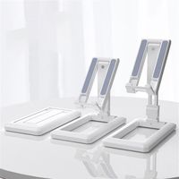 Складной телефон планшетный держатель для стойки для стола для настольного настольного настольного настольного настольного стола поддержки для iPhone Samsung iPad Mini 1 2 3 4 Air Pro Black и A05