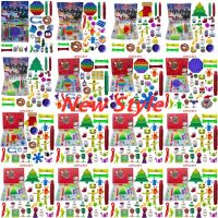 24/25 дней Рождественский Fidge Toy Toy Xmas Councy Calendar Blue Boxes Push Bubbles Kids Gifts 10 стилей Advent Календарь Рождество