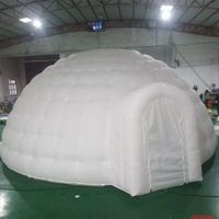 CUSOMIZE ELESTER LED Надувная Палатка для вечеринки для куполов Igloo, Bar Disco Marquee, 2 Двери, строительные воздушные шар для выставки