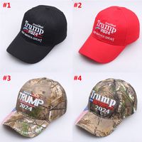 Trump 2024 Camouflage Cap Embroidered Baseball Hat With Adju...