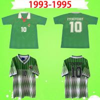 بوليفيا 1993 1993 1994 1995 النسخة الرجعية الرياضية نادي دو ريرو لكرة القدم جيرسي كلاسيك # 10 إيتكري هوم الأخضر 93 94 95 مانشز مجاملة Cru خمر كرة القدم قميص S-2XL