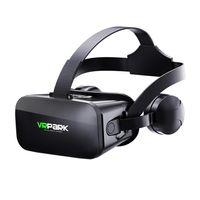 VRPARK J20 Virtual Reality Smart 3D Glasses VR Headset Stereo Helmet Game Video Headset for iPhone Android Smartphone DHLa20a43