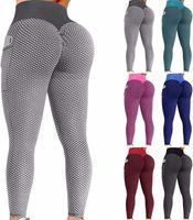 YOGA Kıyafet Kadın Tayt Yüksek Bel Fitness Legging Push Up Bayanlar Dikişsiz Egzersiz Pantolon Kadın Leggins Polyester Rahat
