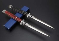 Хорошее качество ножи 13 дюймов (33 см) итальянский AB Mafia Stiletto горизонтальный тактический складной нож 440C Blade Camping охота на выживание авто ножи C81 EDC инструмент