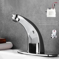 Badezimmer Waschbecken Wasserhaare Automatische Sensor Berührungsloser Wasserhahn Eitelkeit Händiger Wasserhahn Kaltmischer