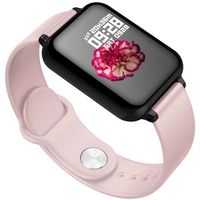B57 çok fonksiyonlu su geçirmez smartwatch android ios için mobil kalp hızı monitörü kan basıncı fonksiyonu akıllı bilezikA04A46A48