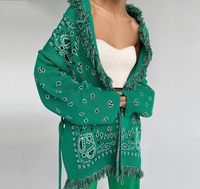여성용 자켓 Knitwear Tassels 가을 패션 긴 소매 니트 스웨터 캐주얼 느슨한 재킷 Streetwear Cardigans 2021