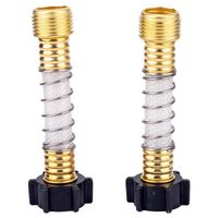 Équipements d'arrosage 2pcs Protecteur de tuyau flexible - Élimine le sertissage et la résistance à des robinets Connexions en eau, flexibilité du tuyau