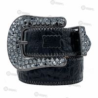 2021 مصمم حزام BB سيمون أحزمة للرجال النساء لامعة حزام الماس الأسود نوير كلاسيكي