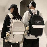 Unisex рюкзак для ноутбука большой емкостью водонепроницаемый нейлон женские мальчики и девочка школьные сумки мода путешествия