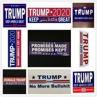 10 pçs / lote Donald Trump Car adesivo Presidente 2020 Bumper Faça América Grande Novamente PVC Autocolantes Autocolantes Acessórios Car Styling Decalb5601