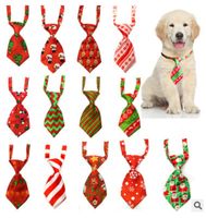 Corbata navideña para mascotas Collares para perros de Navidad suministros para mascotas Pajarita para perros Corbatas para perros Corbatas 5.5 * 10 cm