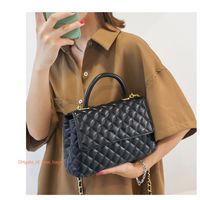2021 Luxury Designers Fashion Lady Letter Plain Chains Cover Wallet Handbags Thread Diamond Lattice Interior Zipper Pocket Shoulder Bags Square Tote Clutch a05