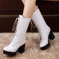 Compre al por mayor Ladies White Boots Long de bajo precio \u0026 de calidad con  envío gratuito | Es.DHgate