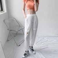 Kadın Pantolon Capris Toptan 2021 İlkbahar Yaz Sonbahar Kadın Moda Rahat Uzun Kadın Kadın OL SSS9108