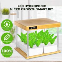 Planters & Pots Indoor Plant Hydroponics Soilless Cultivation Grow Light Flower Nursery Pot For Automatic With LED