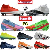 Newest Mercurial Superfly 7 Elite FG soccer cleats Shoes lea...