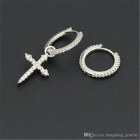 European And American Earrings Studs Foreign Trade Silver Je...