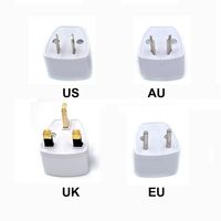 Adaptador universal do carregador de viagem US AU UE UK Plug Plug Wall Power Adapter Socket Conversor A56