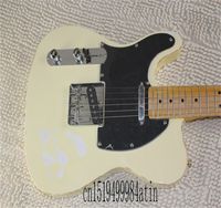 Top Quality Maple fingerboard left handed telecaster White electric guitar