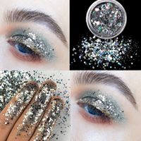 Shadow Eye 1 @ # Marka Fashion Silvery 12 Kolor Makijaż 1 PC Wspaniałe Metale Glitter i Glow Ciecz Eyeshadow # 4