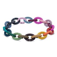Charm Bracelets Nosso estilo clássico é o lugar perfeito para começar sua cor de doces geométricas pulseira artesanal de atacado bij