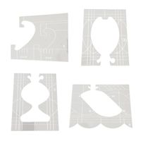 Quilting Template Acrylic Ruler Sewing Frame Stencil Reusable Notions & Tools