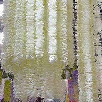 50pcs 1M 2M Orchid Rattan Artificial Silk Flower Vine For Home Wedding Garden Decoration Hanging Garland Wall Fake Flowers 210624