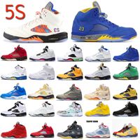 Hommes 4 4s Femmes 5 5s Chaussures de basketball Bluebird Quoi