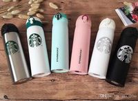 Las nuevas tazas favoritas de 16oz de 16 oz Starbucks Men and Women con tazas de café de acero inoxidable soportan logotipo personalizado