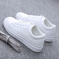 Dress Shoes Smooth female sneakers breathable platform, casu...