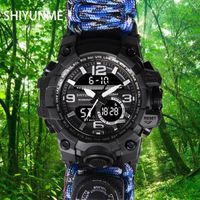 Wristwatches SHIYUNME Luxury Military Digital Watch Men Waterproof Outdoor Sport Watches Compass Electronic Chronograph Relogio Masculino