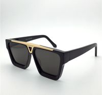 Moda Classic Designer Evidence Sunglasses 1502 para Homens Square Forma Óculos Vintage Avant-Garde Estilo Top Quality Anti-ultravioleta Vem com caixa e bolsa