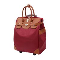 Okul Çantaları 20 inç Seyahat Rolling Kadınlar Taşıma El Bagaj Arabası Çanta Tekerlekler Için