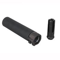 SOCOM556 MINI2 RC2 Quick Separation Sound Suppression 14mm CCW Airsoft Barre Extended AR15 Rifle Gel Shockwave Silencer