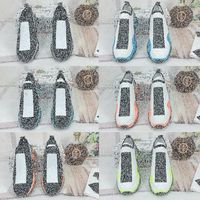 2021 Tasarımcı Unisex Bayan Erkek Sneakers Rahat Mesh Ayakkabı Sarı Kadınlar Mavi Erkekler Çorap Ayakkabı Çizmeler 35-46 E3KR #