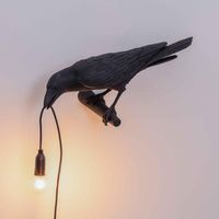 Lampe murale italienne Seletti oiseau lampe LED animal corbeau meuble lumière Sconce salon chambre de chevet décor à la maison