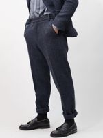 Vintermän Harris Woolen Trousers British Retro Slim Casual Pants Tweed