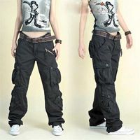 Arrival Fashion Hip Hop Loose Pants Jeans Baggy Cargo For Women 220122