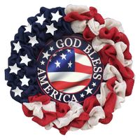 Decorative Flowers & Wreaths American Patriotic Wreaths, 15. 7...