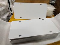 blank Car plate Sublimation print aluminium plate 100 pieces...