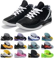 Çocuklar Siyah Mamba 6 VI Mambacita Erkek Kadın Basketbol Ayakkabı Mağaza 2021 Yüksek Kalite Proto Grinch 6 S Düşünmek Pembe Metalik Altın İyi Sneakers Outlet Boyutu 7-12