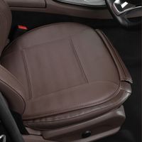 Almofada de assento de carro de couro de luxo para MERCEDES-BENZ BADGE Logo A E300L GLC260 C200 C260L Acessórios de Classe antiderrapante Proteger a tampa