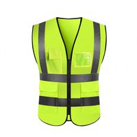 Gilet riflettente Abbigliamento protettivo di sicurezza Abbigliamento ad alta visibilità Riflettore costruzione ingegneria Traffico Avvertimento Verde Fluorescente Giacca fluorescente per ciclismo