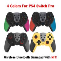 NFC-controller voor PS4- of PS5-switch Pro Wireless Game-controllers met vibrerende gyroscoop handvat accessoires LIMITED PALM CONTROLE 4 COLOCLES884